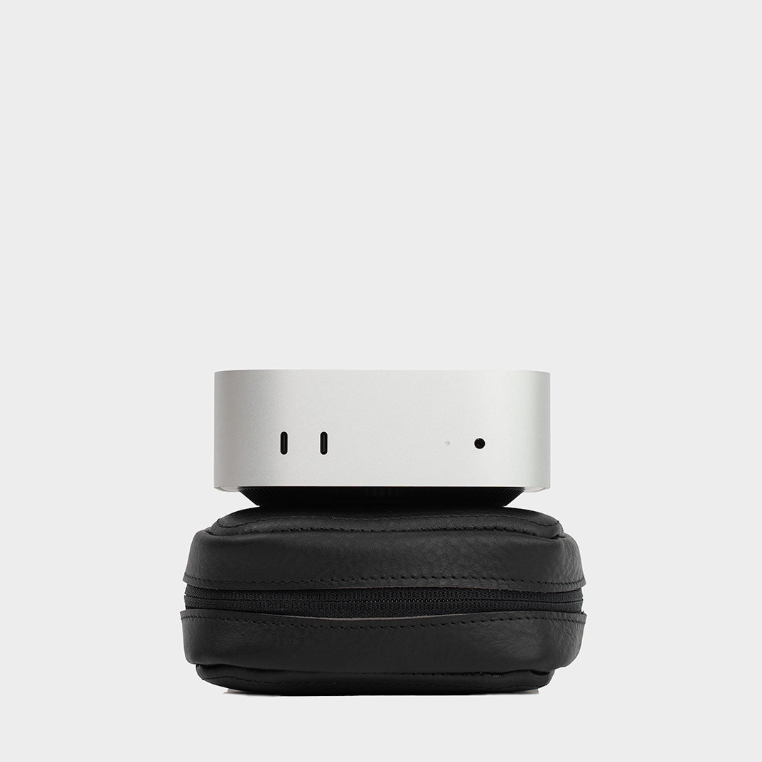 Reiseetui aus Leder für Mac Mini
