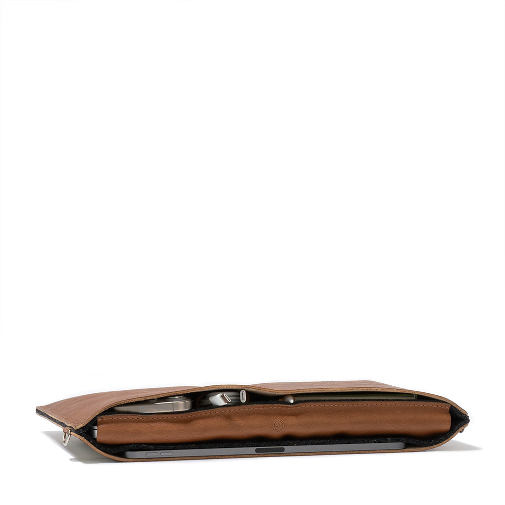 Minimalistische MacBook-Ledertasche 4.0